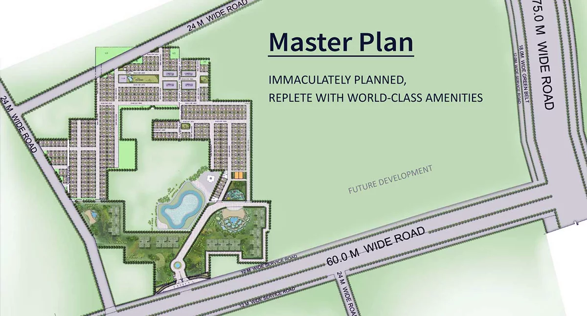 Flats in gurgaon Smart World Orchard 61 Site Plan